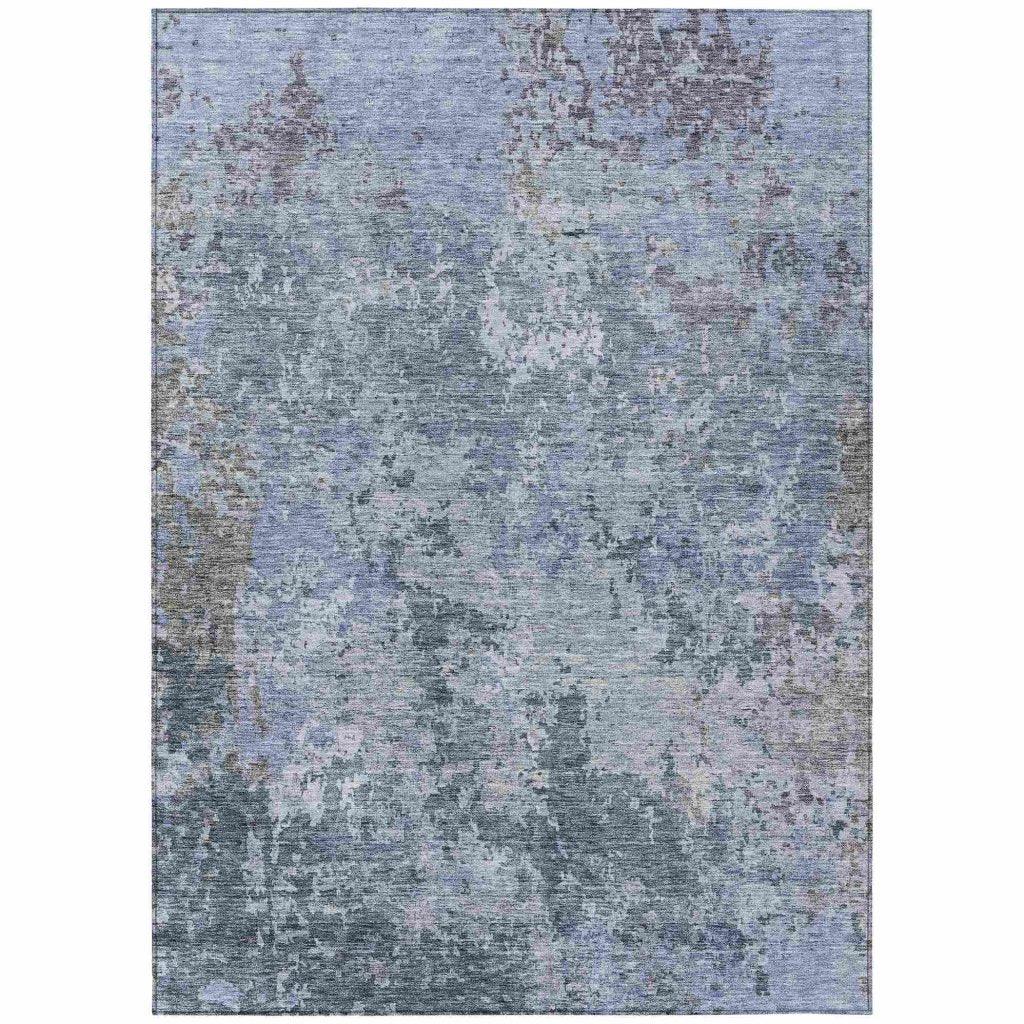 Kairi Blue Washable Indoor - Outdoor Rug - LOOMLAN - LOOMLAN Rugs - Outdoor Rugs