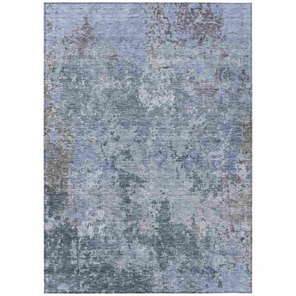 Kairi Blue Washable Indoor - Outdoor Rug - LOOMLAN - LOOMLAN Rugs - Outdoor Rugs