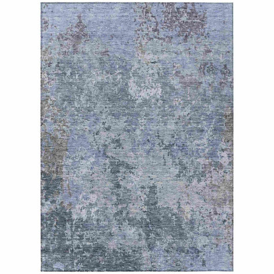 Kairi Blue Washable Indoor - Outdoor Rug - LOOMLAN - LOOMLAN Rugs - Outdoor Rugs