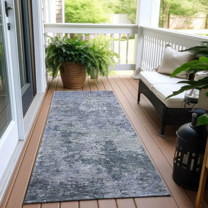 Kairi Blue Washable Indoor - Outdoor Rug - LOOMLAN - LOOMLAN Rugs - Outdoor Rugs