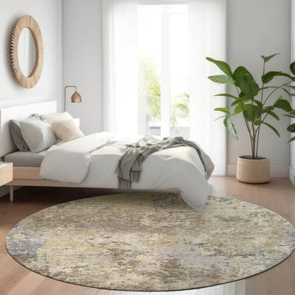 Kairi Brown Washable Indoor - Outdoor Rug - LOOMLAN - LOOMLAN Rugs - Outdoor Rugs