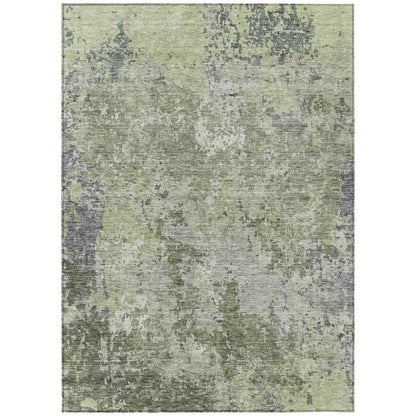 Kairi Green Washable Indoor - Outdoor Rug - LOOMLAN - LOOMLAN Rugs - Outdoor Rugs
