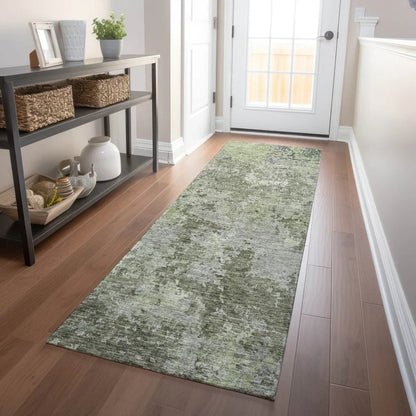 Kairi Green Washable Indoor - Outdoor Rug - LOOMLAN - LOOMLAN Rugs - Outdoor Rugs