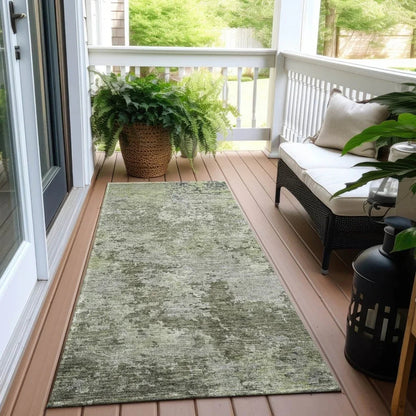 Kairi Green Washable Indoor - Outdoor Rug - LOOMLAN - LOOMLAN Rugs - Outdoor Rugs