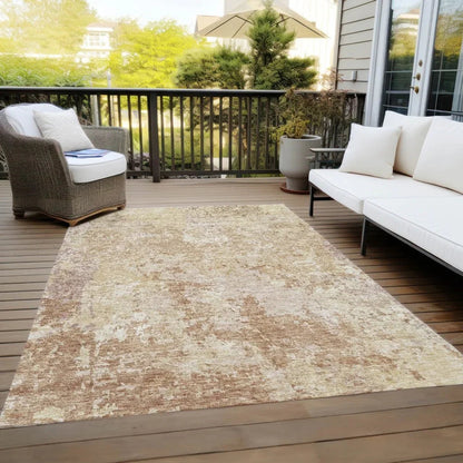 Kairi Orange Washable Indoor - Outdoor Rug - LOOMLAN - LOOMLAN Rugs - Outdoor Rugs