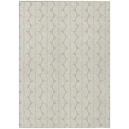 Kairova Beige Washable Indoor-Outdoor Rug-Outdoor Rugs-LOOMLAN Rugs-2'6" x 3'10"-LOOMLAN