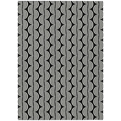 Kairova Black Washable Indoor-Outdoor Rug-Outdoor Rugs-LOOMLAN Rugs-2'6" x 3'10"-LOOMLAN
