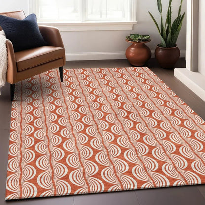 Kairova Coral Washable Indoor-Outdoor Rug-Outdoor Rugs-LOOMLAN Rugs-LOOMLAN