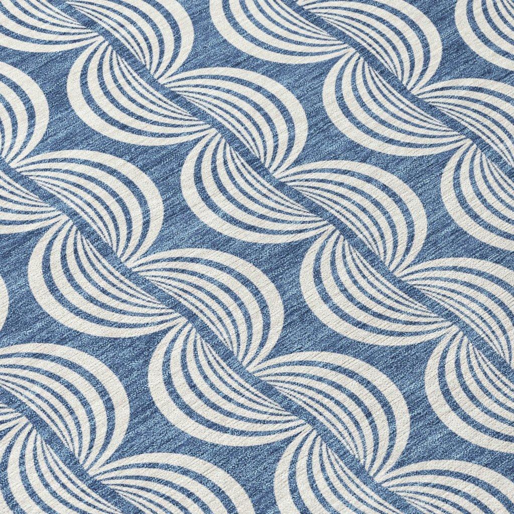 Kairova Denim Washable Indoor-Outdoor Rug-Outdoor Rugs-LOOMLAN Rugs-LOOMLAN