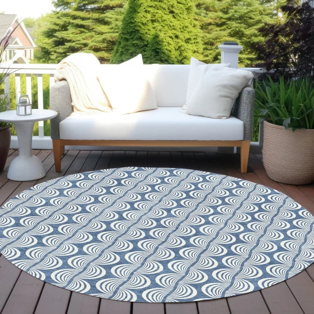 Kairova Denim Washable Indoor-Outdoor Rug-Outdoor Rugs-LOOMLAN Rugs-LOOMLAN