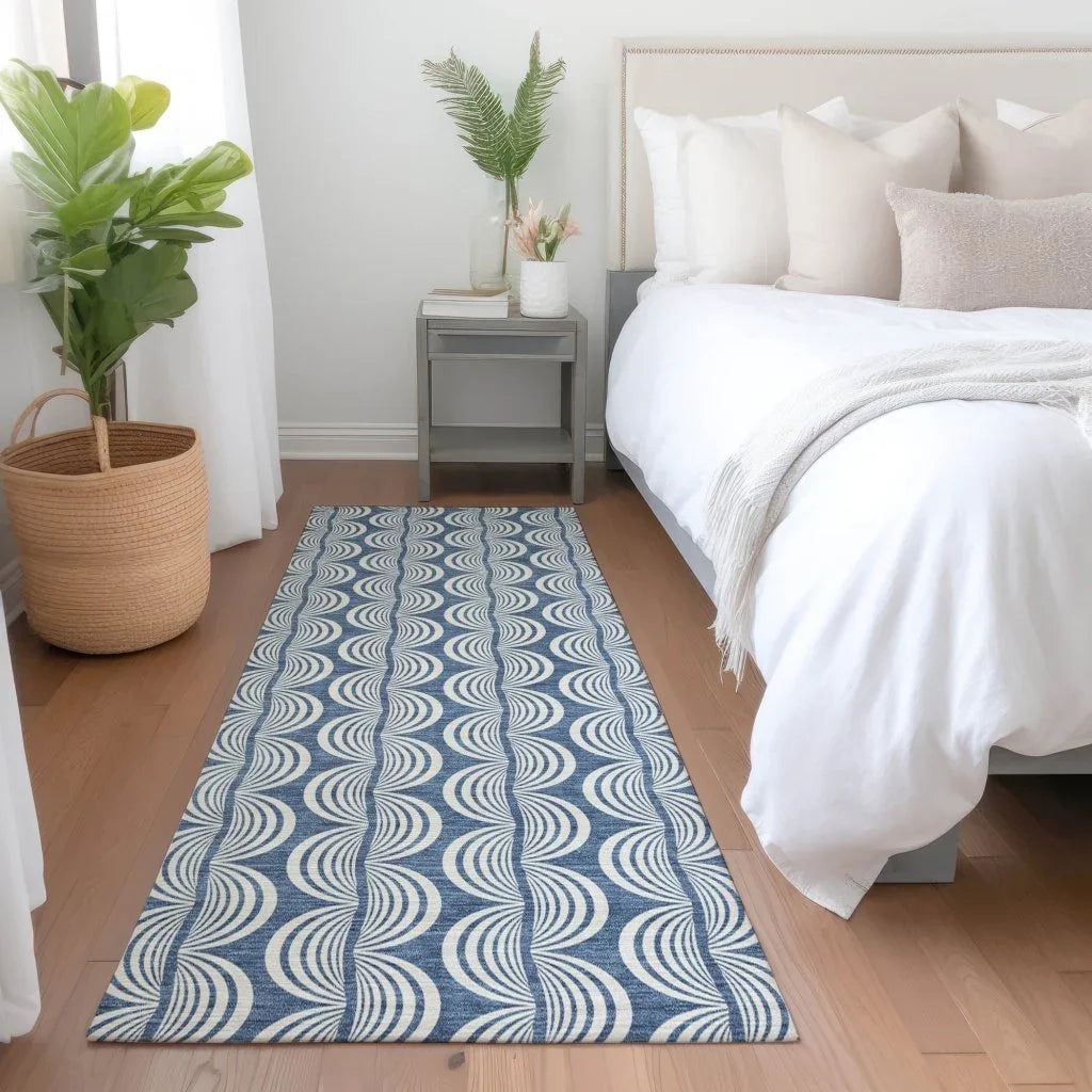 Kairova Denim Washable Indoor-Outdoor Rug-Outdoor Rugs-LOOMLAN Rugs-LOOMLAN