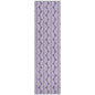 Kairova Purple Washable Indoor-Outdoor Rug-Outdoor Rugs-LOOMLAN Rugs-2'3" x 7'6"-LOOMLAN