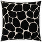 Kalani Onyx Black Throw Pillow With Insert - LOOMLAN - D.V. Kap - Throw Pillows
