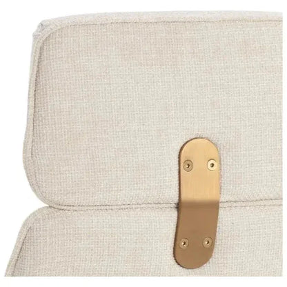 Kalev Office Chair Chacha Cream with-Office Chairs-SUNPAN-LOOMLAN