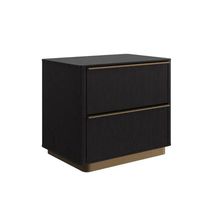 Kalla 2 Drawers Wooden Nightstand - LOOMLAN - SUNPAN - Nightstands