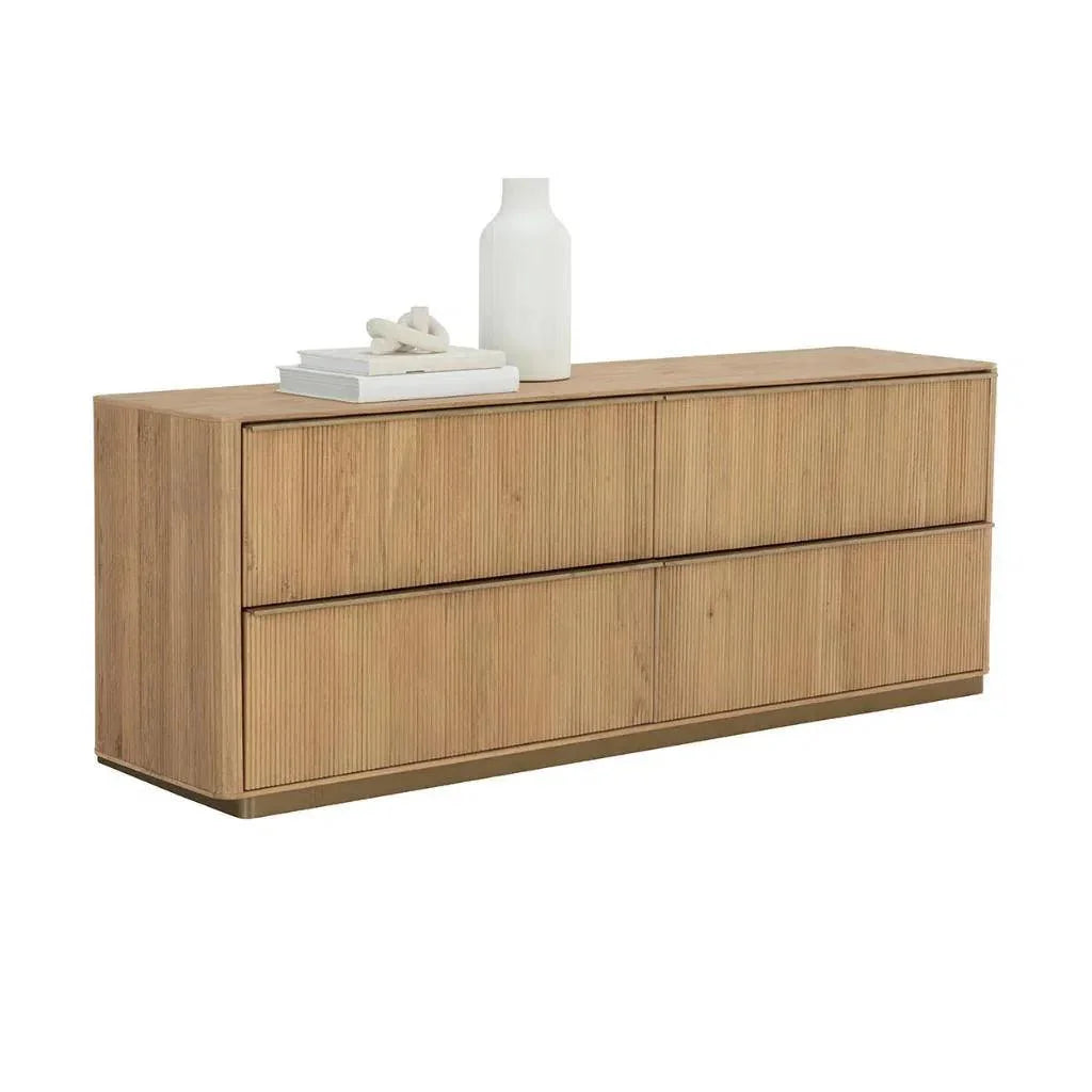 Kalla Solid Wood Dresser - LOOMLAN - SUNPAN - Dressers