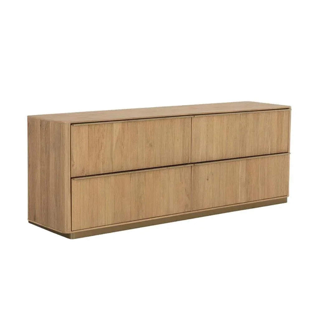 Kalla Solid Wood Dresser - LOOMLAN - SUNPAN - Dressers