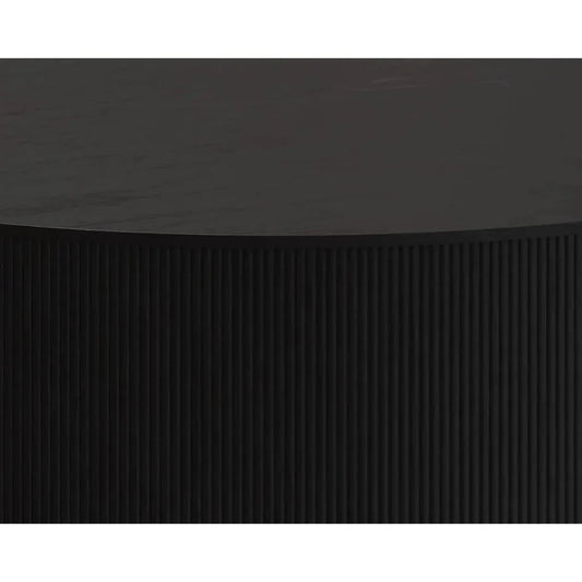 Kalla Wooden Round Coffee Table - LOOMLAN - SUNPAN - Coffee Tables