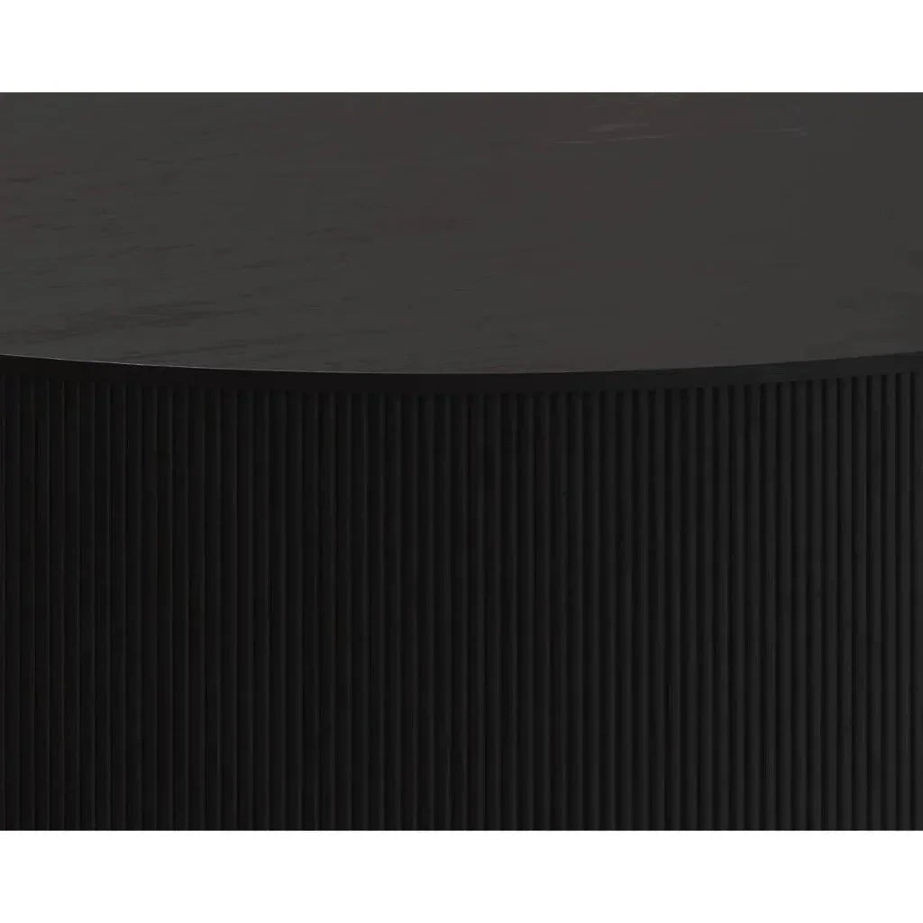 Kalla Wooden Round Coffee Table - LOOMLAN - SUNPAN - Coffee Tables