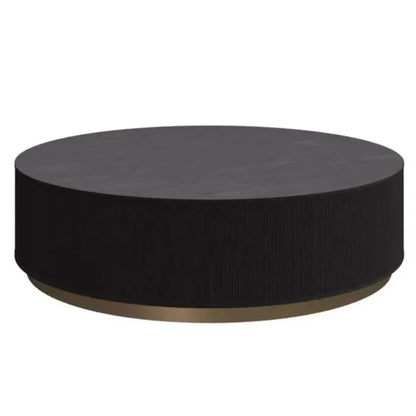 Kalla Wooden Round Coffee Table - LOOMLAN - SUNPAN - Coffee Tables