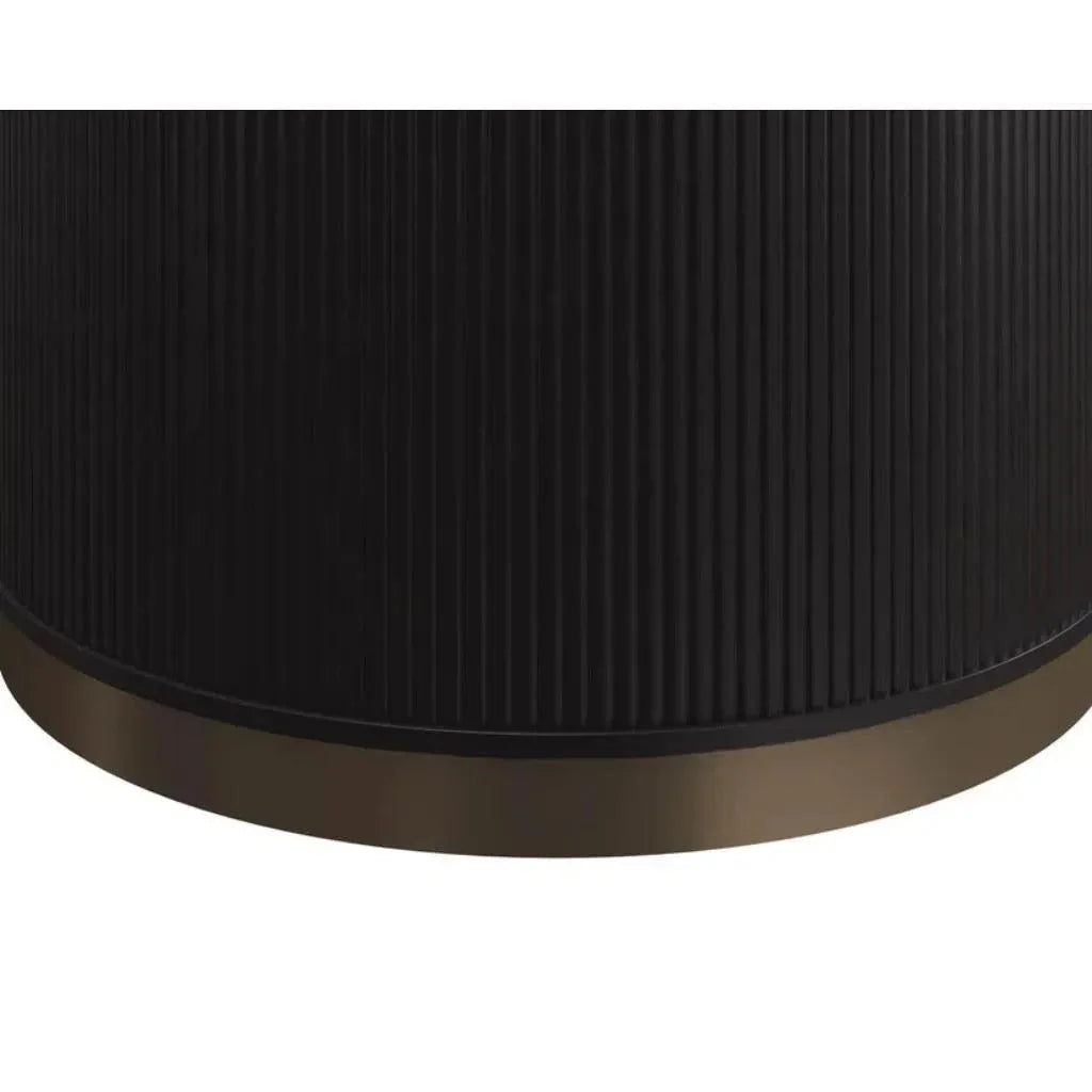 Kalla Wooden Round Side Table - LOOMLAN - SUNPAN - Side Tables