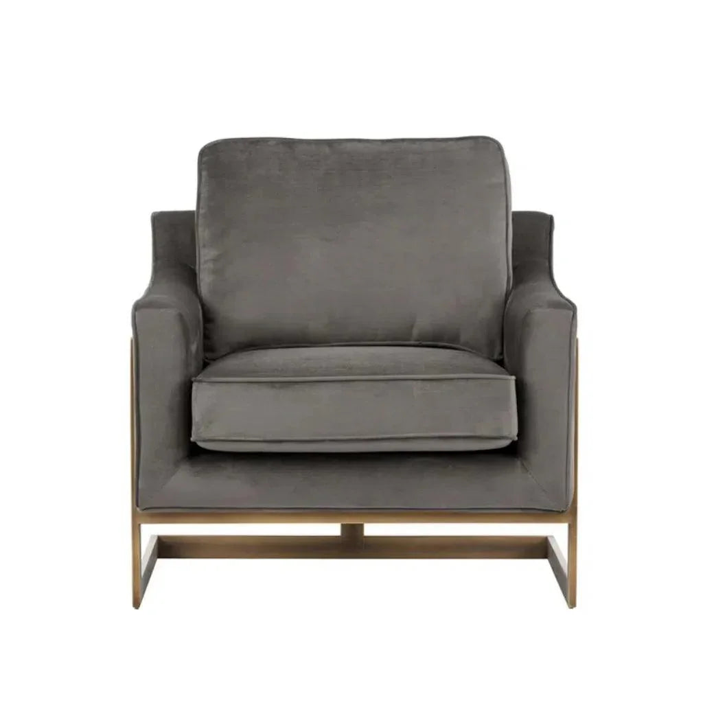 Kalmin Fabric Lounge Chair - LOOMLAN - SUNPAN - Club Chairs