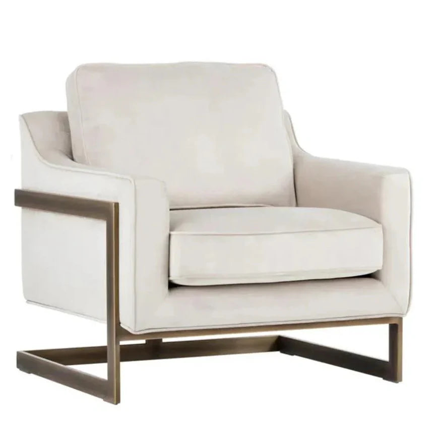 Kalmin Fabric Lounge Chair - LOOMLAN - SUNPAN - Club Chairs