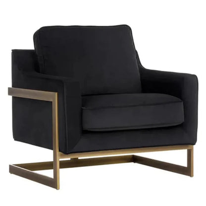 Kalmin Fabric Lounge Chair - LOOMLAN - SUNPAN - Club Chairs