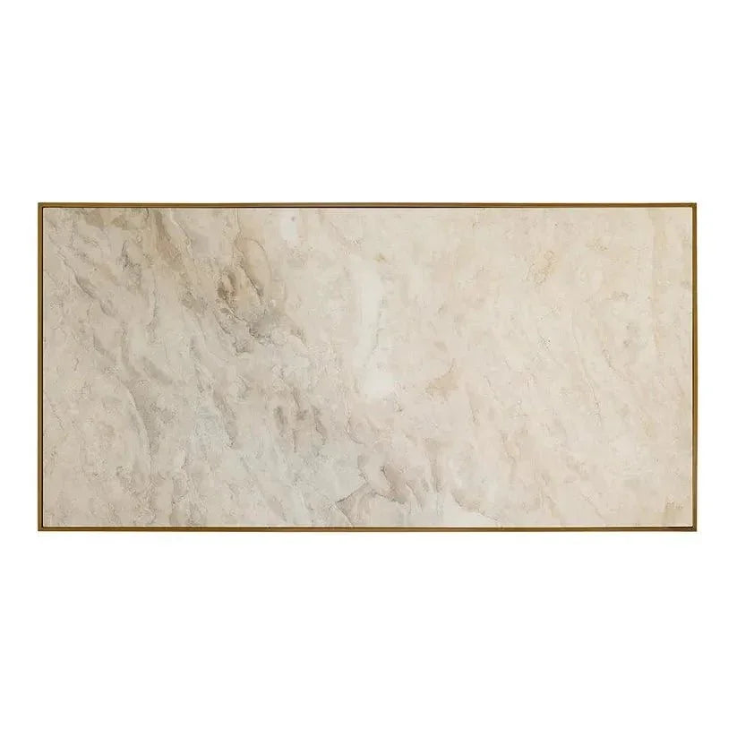 Kamali Coffee Table Marble Antique Gold Base - LOOMLAN - SUNPAN - Coffee Tables