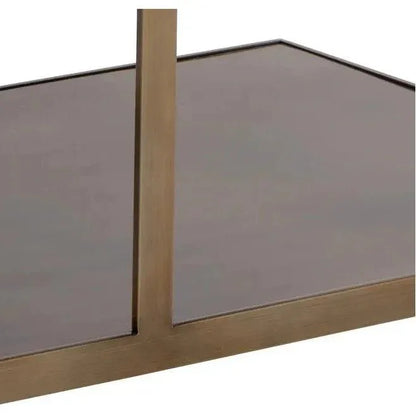 Kamali Coffee Table Marble Antique Gold Base - LOOMLAN - SUNPAN - Coffee Tables