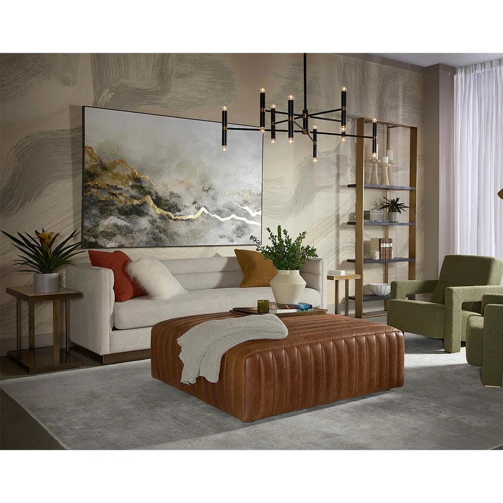 Kamali Side Table Marble Gold Stainless Steel - LOOMLAN - SUNPAN - Side Tables