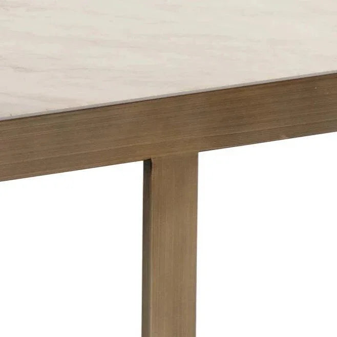 Kamali Side Table Marble Gold Stainless Steel - LOOMLAN - SUNPAN - Side Tables