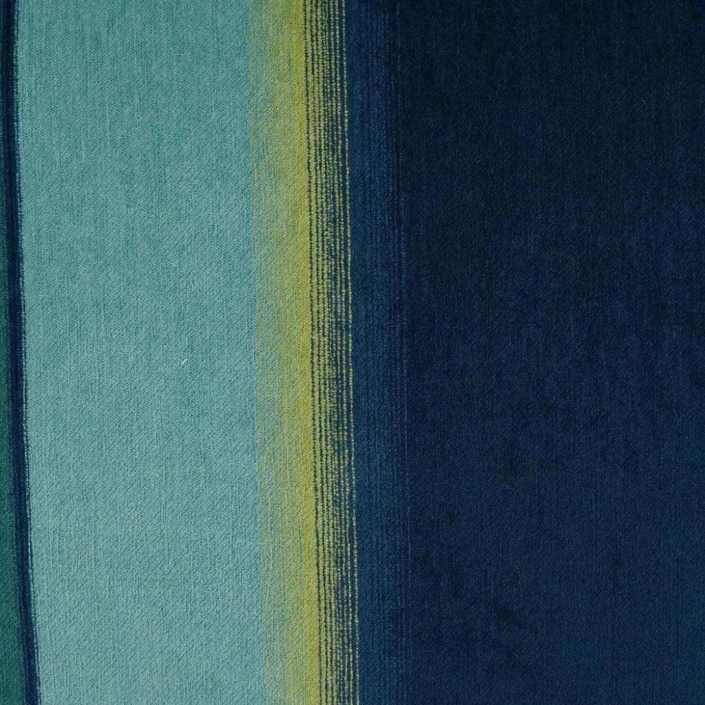 Kamara Lagoon Teal Navy Large Throw Pillow Insert - LOOMLAN - D.V. Kap - Throw Pillows