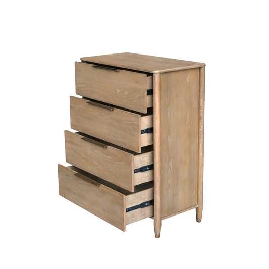 Kamelia Four Drawers Wood Chest