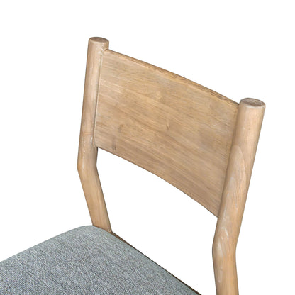 Kamelia Grey Armless Dining Chair 2PC