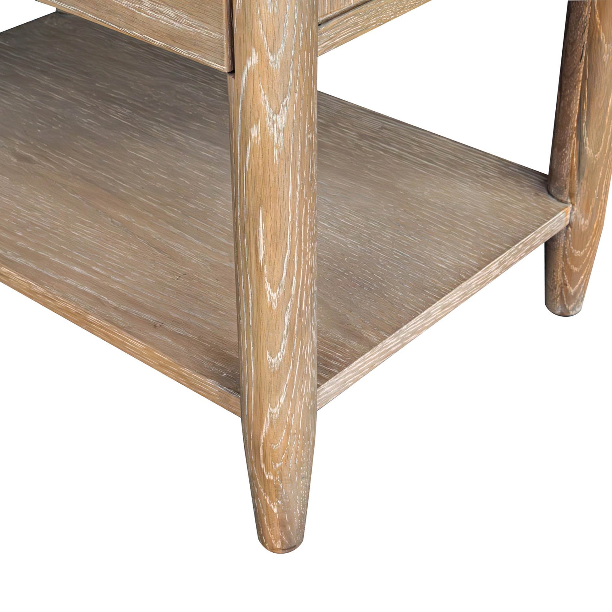 Kamelia One Drawer Wood Nightstand-Nightstands-LH Imports-LOOMLAN