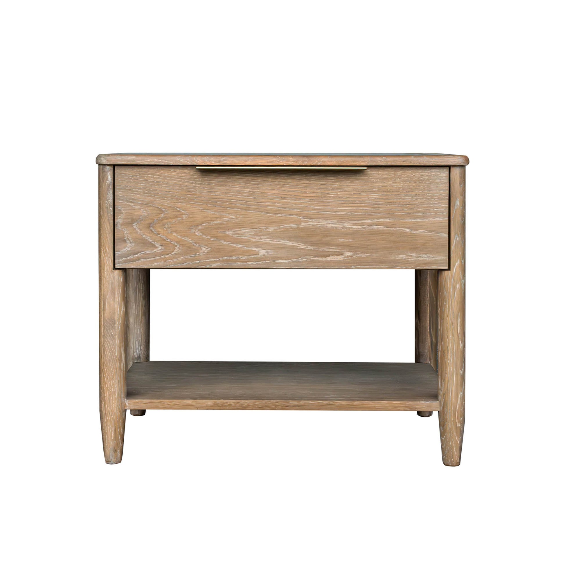 Kamelia One Drawer Wood Nightstand-Nightstands-LH Imports-LOOMLAN