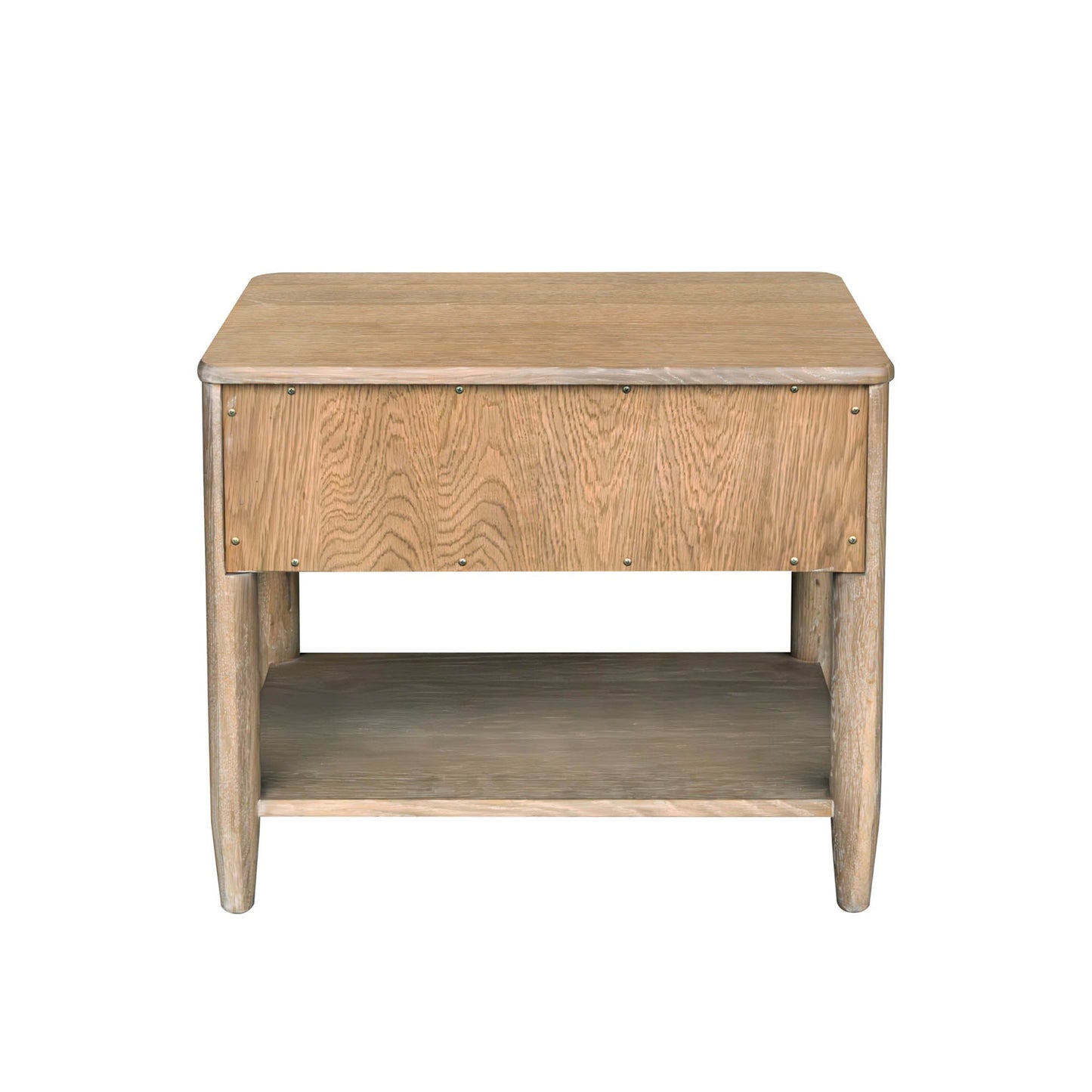 Kamelia One Drawer Wood Nightstand-Nightstands-LH Imports-LOOMLAN