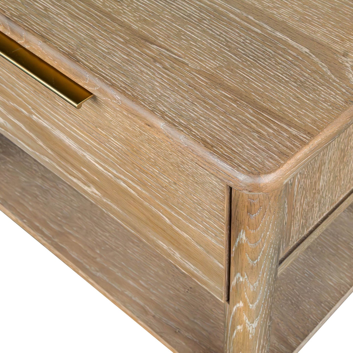 Kamelia One Drawer Wood Nightstand-Nightstands-LH Imports-LOOMLAN