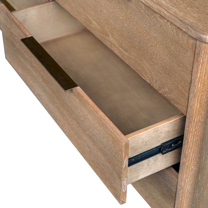 Kamelia Six Drawers Wood Dresser-Dressers-LH Imports-LOOMLAN