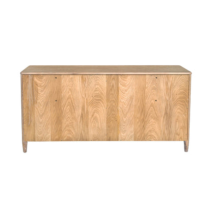 Kamelia Six Drawers Wood Dresser-Dressers-LH Imports-LOOMLAN