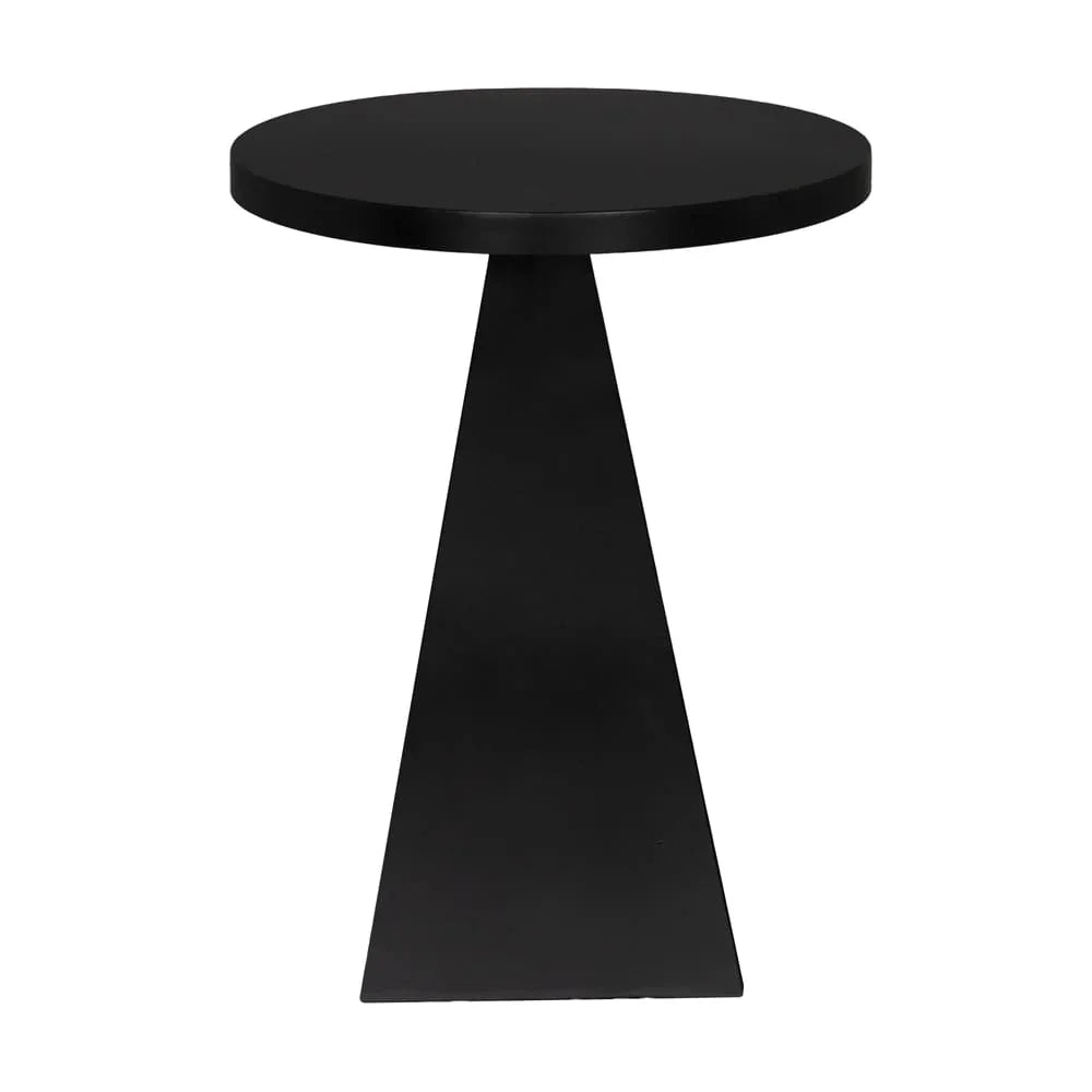 Kano Steel Black Side Table - LOOMLAN - Noir - Side Tables