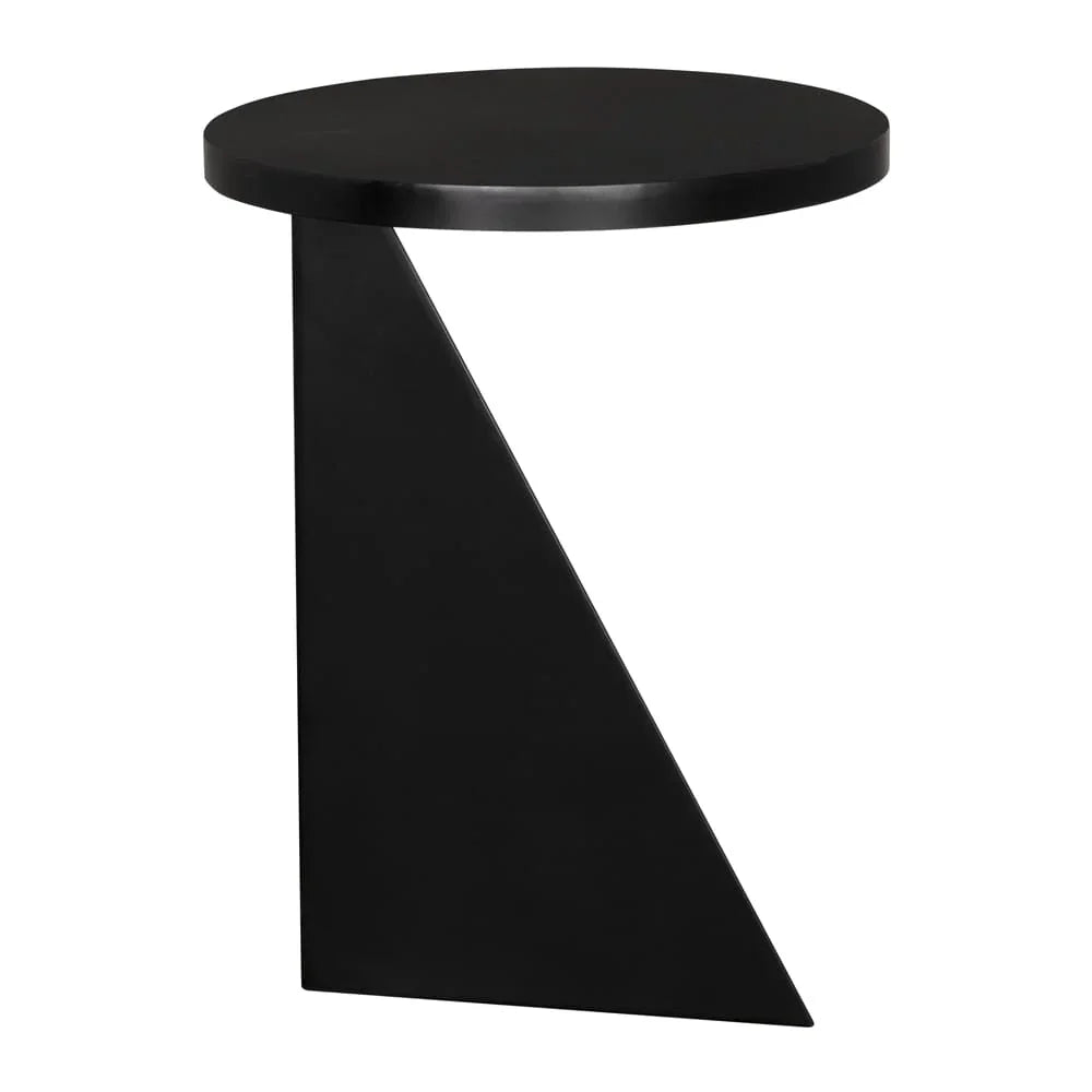 Kano Steel Black Side Table - LOOMLAN - Noir - Side Tables