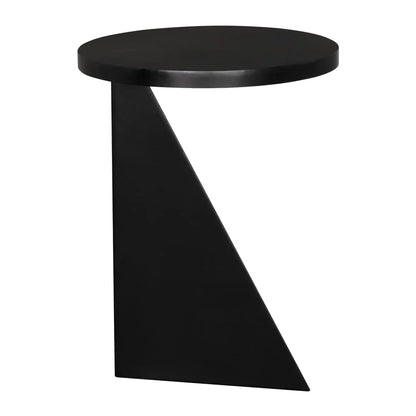 Kano Steel Black Side Table - LOOMLAN - Noir - Side Tables