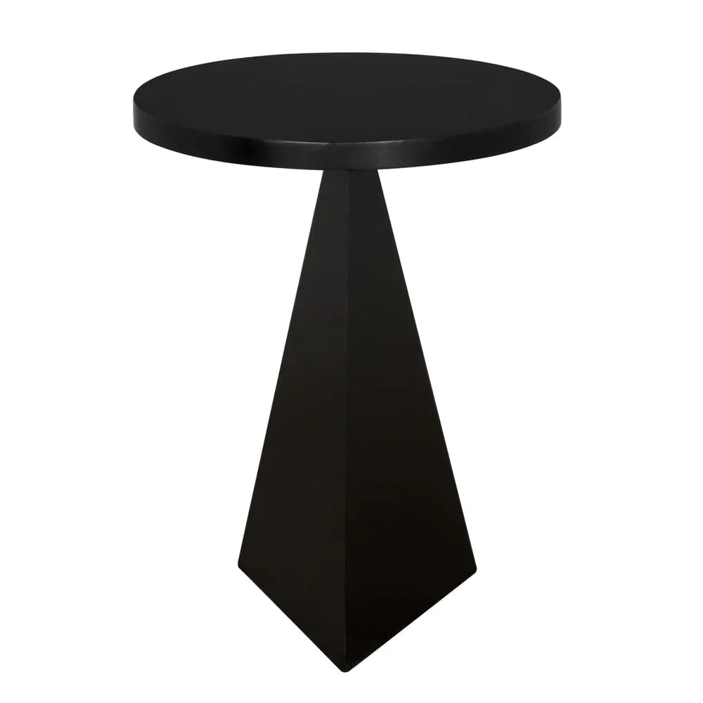 Kano Steel Black Side Table - LOOMLAN - Noir - Side Tables