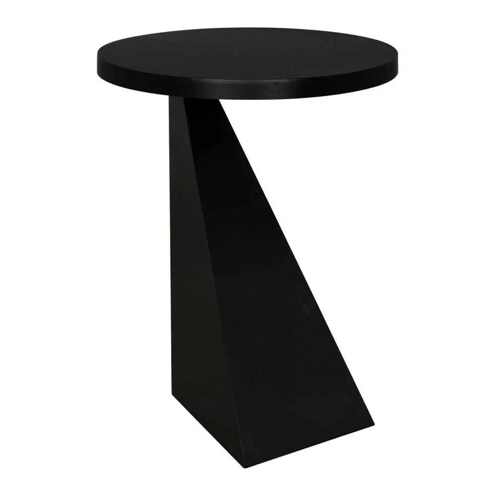 Kano Steel Black Side Table - LOOMLAN - Noir - Side Tables