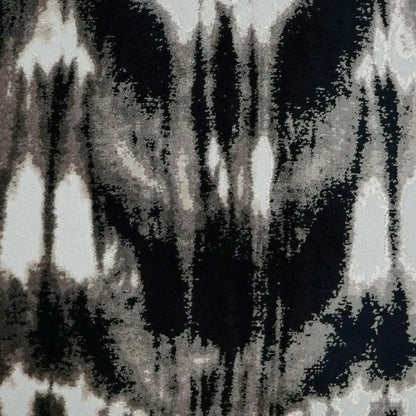 Kanoko Grey Global Black Grey Large Throw Pillow Insert - LOOMLAN - D.V. Kap - Throw Pillows