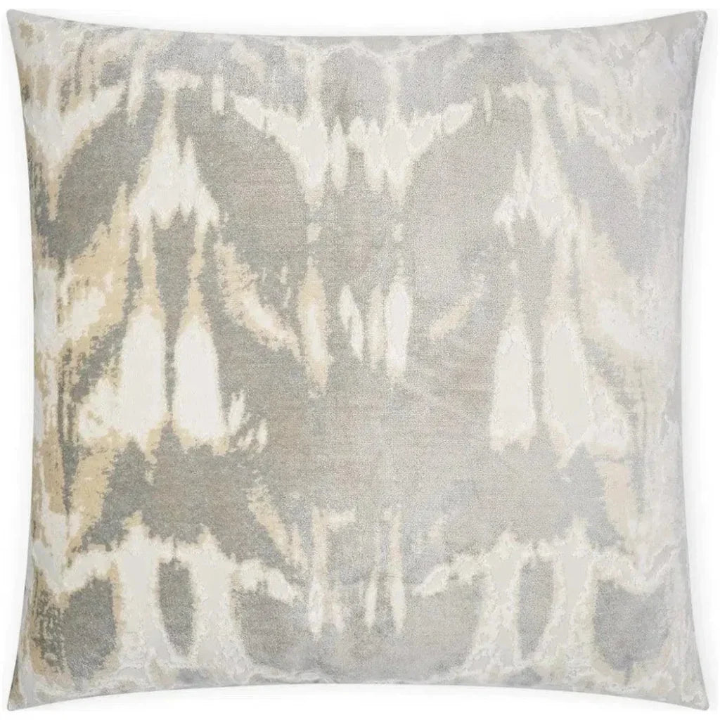 Kanoko Tranquility Grey Large Throw Pillow Insert - LOOMLAN - D.V. Kap - Throw Pillows