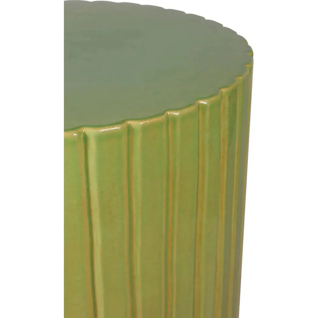 Kara Accent Table - Green Outdoor End Table - LOOMLAN - Seasonal Living - Outdoor Side Tables