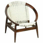 Rope Papasan Darkwash Barrel Accent Chair - LOOMLAN - LOOMLAN - Accent Chairs